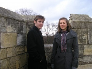 Me with my sister in York
